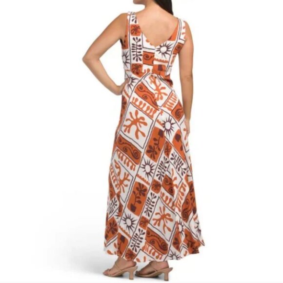 PAPERHEART Multi Sleeveless Floral Tropical Print Maxi Dress - Picture 2 of 2